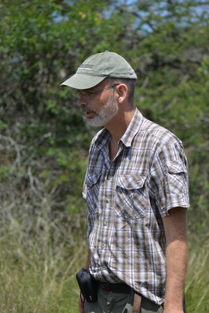 Professor og leder af BIOCHANGE, Jens-Christian Svenning, var med i felten for at scanne savanne i Argentina. Foto: Dennis Pedersen, AU